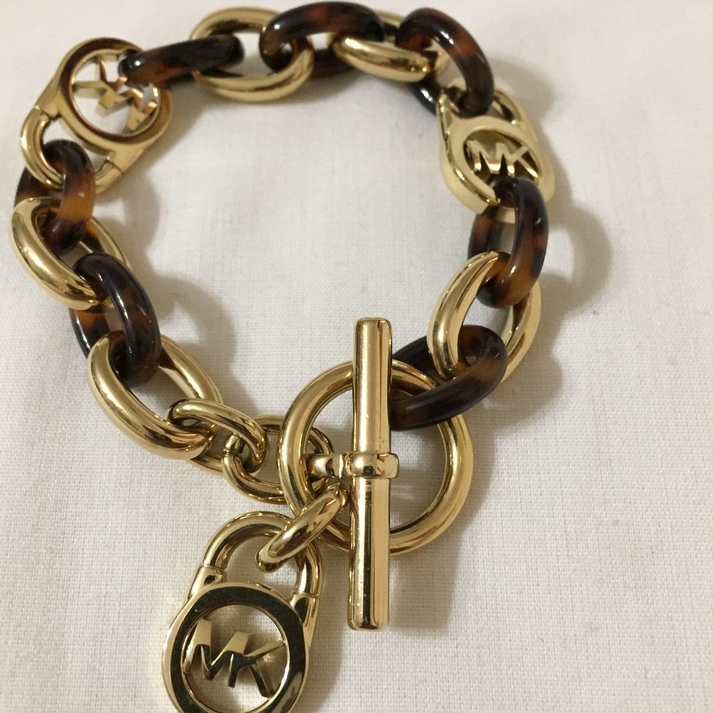 Michael Kors Mk Tortoise Shell Link Bracelet - image 2